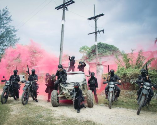Black military Strike-X4 and team